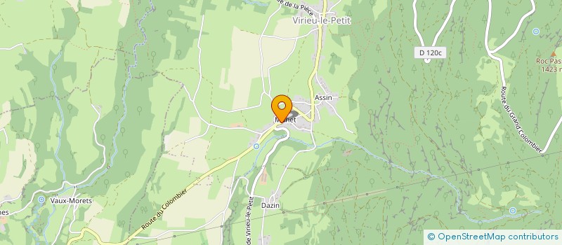 localisation de l'entreprise MUNELEC.FR  ARVIERE-EN-VALROMEY