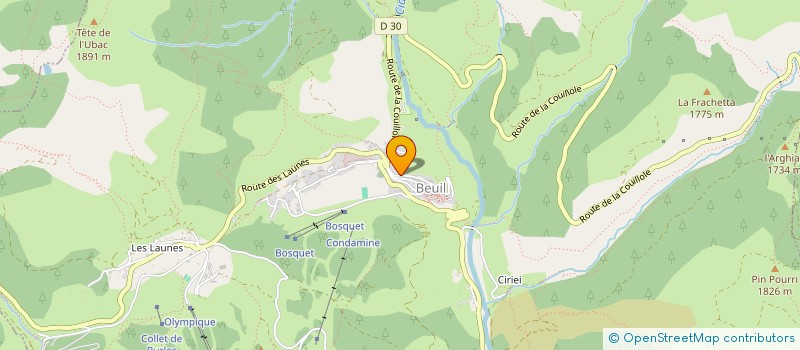 localisation de l'entreprise MUNI  BEUIL