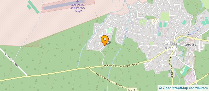 localisation de l'entreprise MUNI BENNE SERVICE  MARTIGNAS-SUR-JALLE