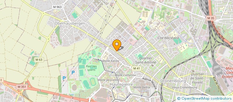 localisation de l'entreprise MUNI ET FILS à STRASBOURG