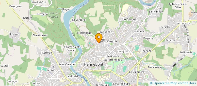 localisation de l'entreprise MUNIA  HENNEBONT