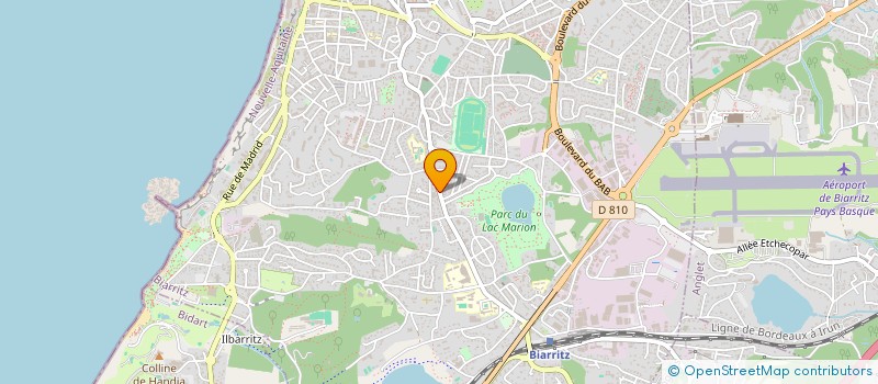 localisation de l'entreprise MUNIAIN COMBUSTIBLES à BIARRITZ