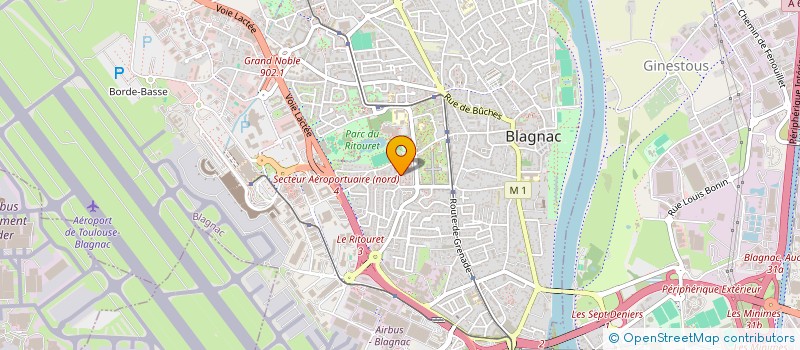 localisation de l'entreprise MUNICIPAUX VILLE DE BLAGNAC à BLAGNAC