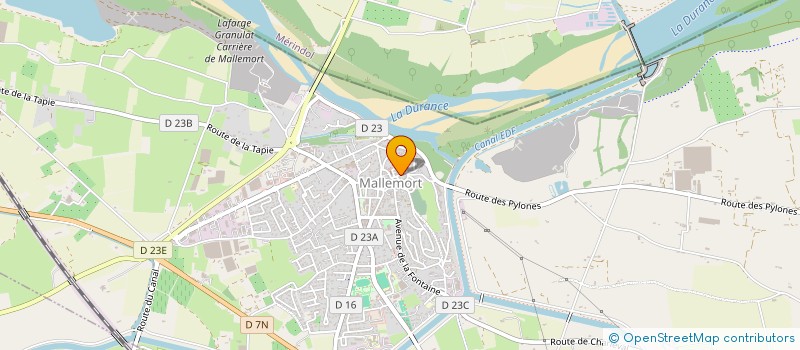 localisation de l'entreprise MUNIE CONSEILS ASSISTANCE ET GESTION - M C A G  MALLEMORT