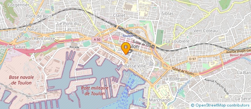 localisation de l'entreprise MUNITIQUE-FORMATION ET MULTIMEDIA à TOULON