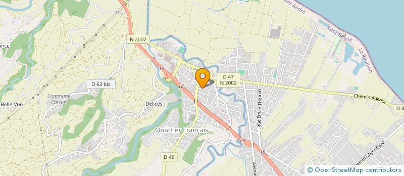 localisation de l'entreprise MUNJAHONE PRODUCTIONS  SAINTE-SUZANNE