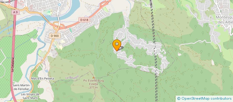 localisation de l'entreprise MUNOS ETANCHEITE  LE BOULOU