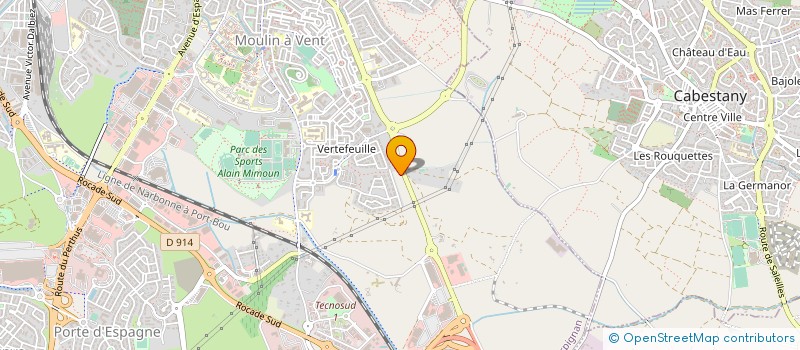 localisation de l'entreprise MUNOZ DISTRIBUTION  PERPIGNAN