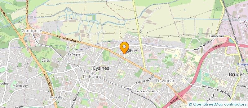 localisation de l'entreprise MUNOZ HILAIRE & DESQUERRE B à EYSINES