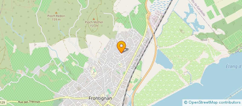 localisation de l'entreprise MUNOZ SARL à FRONTIGNAN
