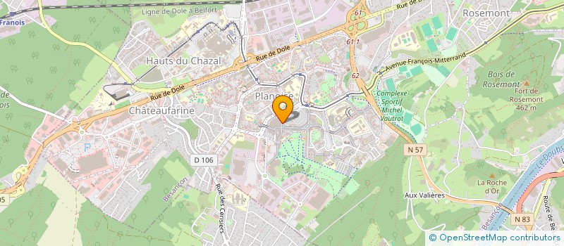 localisation de l'entreprise MUNTIAN PRO à BESANCON