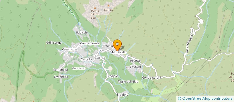 localisation de l'entreprise MUNTICELLU SAS à CONCA