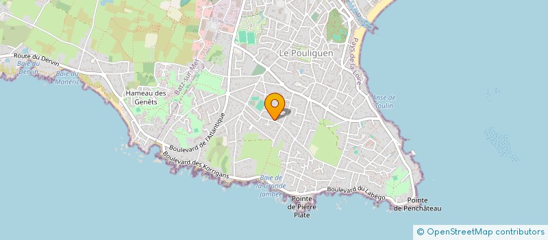 localisation de l'entreprise MUNTJAC  LE POULIGUEN