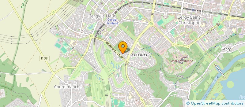 localisation de l'entreprise MUNZUR  CERGY