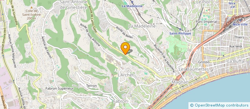 localisation de l'entreprise MUOLLO - MTL à NICE