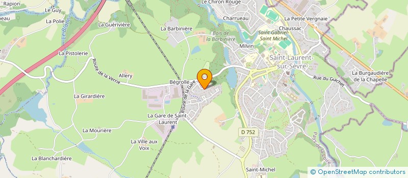 localisation de l'entreprise MUPEC  SAINT-LAURENT-SUR-SEVRE