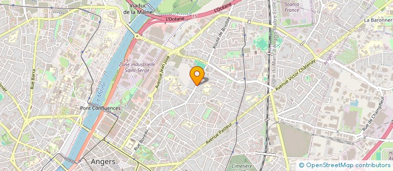localisation de l'entreprise MUPI à ANGERS
