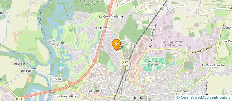 localisation de l'entreprise MUPIE  BRUZ
