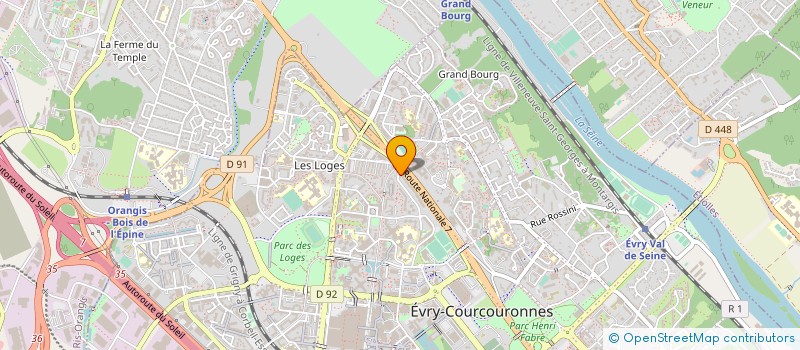 localisation de l'entreprise MUPIX à EVRY-COURCOURONNES