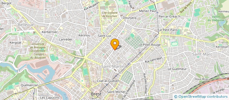 localisation de l'entreprise MUPYM à BREST