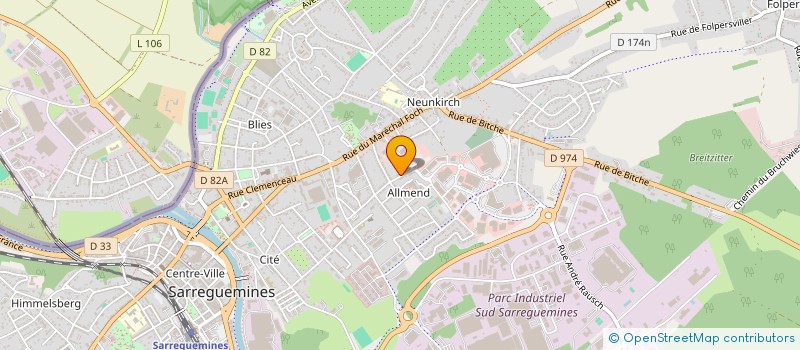 localisation de l'entreprise MUQOLI CONSTRUCTION  SARREGUEMINES