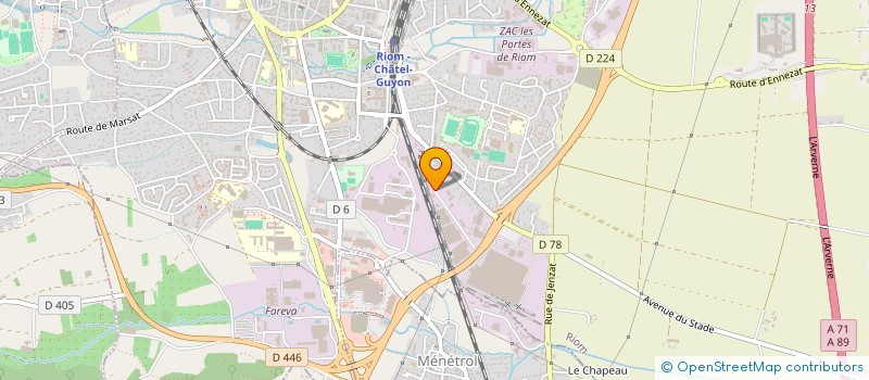 localisation de l'entreprise MUR 2  RIOM