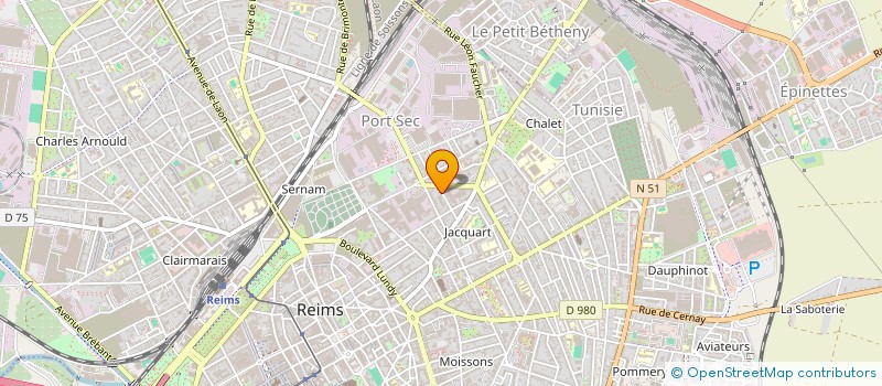 localisation de l'entreprise MUR&CO à REIMS