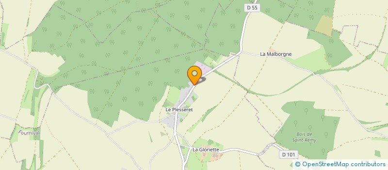 localisation de l'entreprise MUR COO  FOURNIVAL