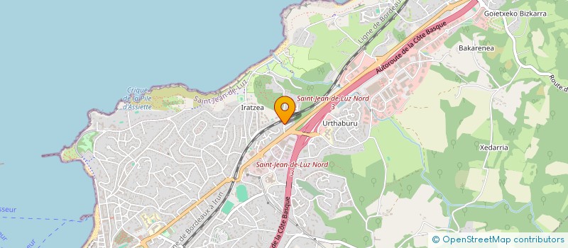 localisation de l'entreprise MUR DE FRAPPE à SAINT-JEAN-DE-LUZ