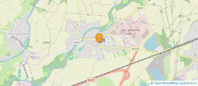 localisation de l'entreprise MUR ET PIERRES  HOLTZHEIM