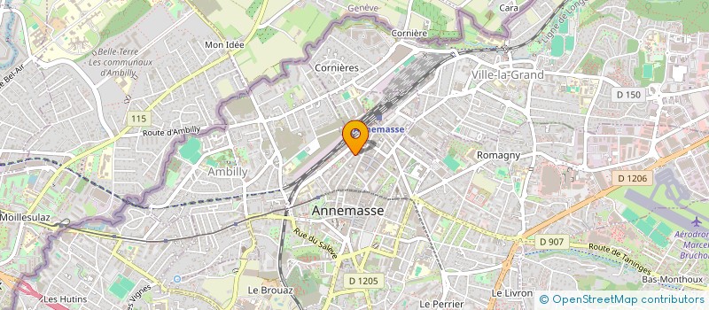 localisation de l'entreprise MUR LOGE à ANNEMASSE
