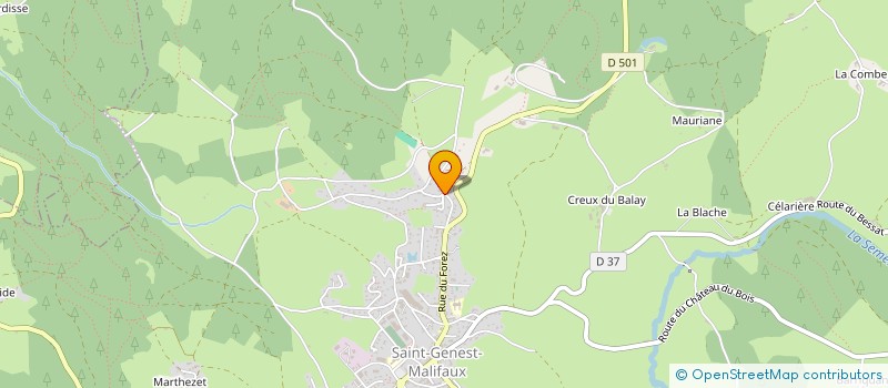 localisation de l'entreprise MUR MUR  SAINT-GENEST-MALIFAUX