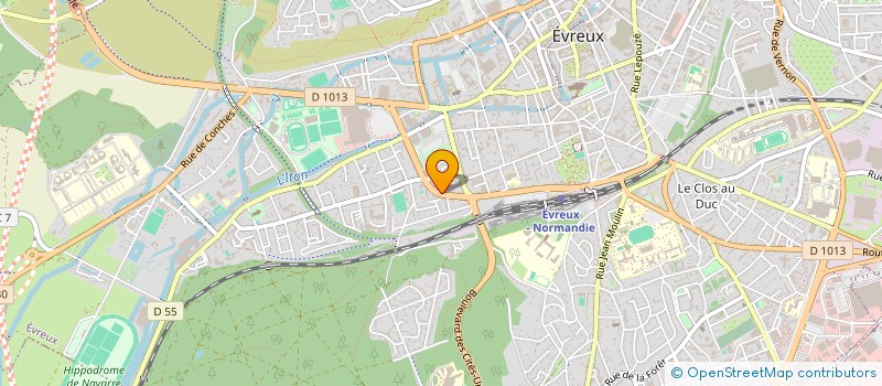 localisation de l'entreprise MURACCIOLI  EVREUX