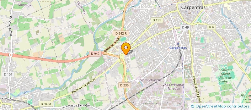 localisation de l'entreprise MURAILLE COURTAGE ASSURANCES  CARPENTRAS