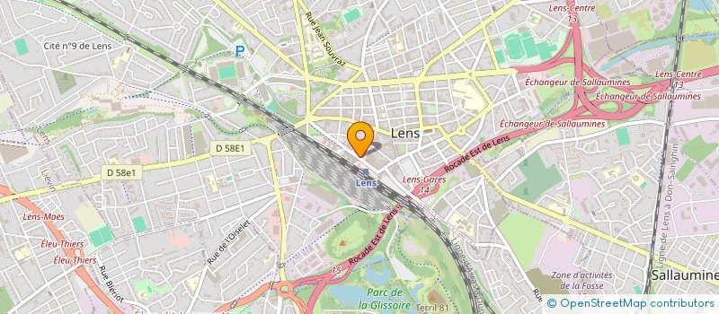 localisation de l'entreprise MURAILLE DE CHINE  LENS