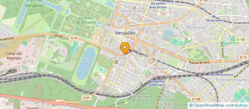 localisation de l'entreprise MURAILLE SOETE à VERSAILLES