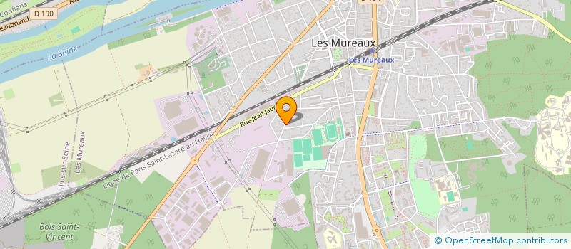 localisation de l'entreprise MURALEC SERVICES à LES MUREAUX