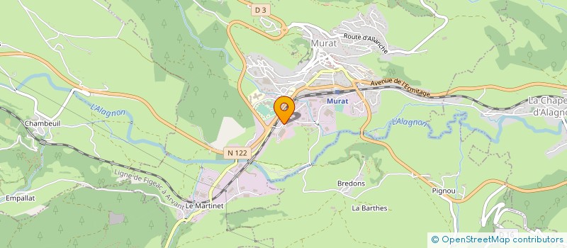 localisation de l'entreprise MURALIE à MURAT