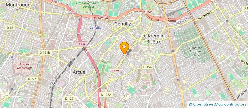 localisation de l'entreprise MURALISMA à GENTILLY