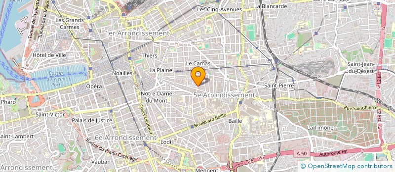 localisation de l'entreprise MURAND à MARSEILLE