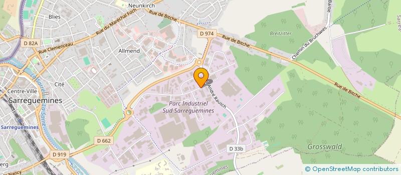 localisation de l'entreprise MURANOUS à SARREGUEMINES