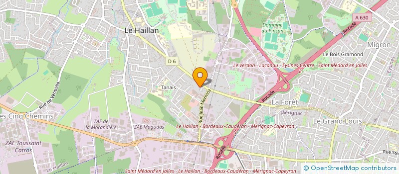 localisation de l'entreprise MURAR à LE HAILLAN