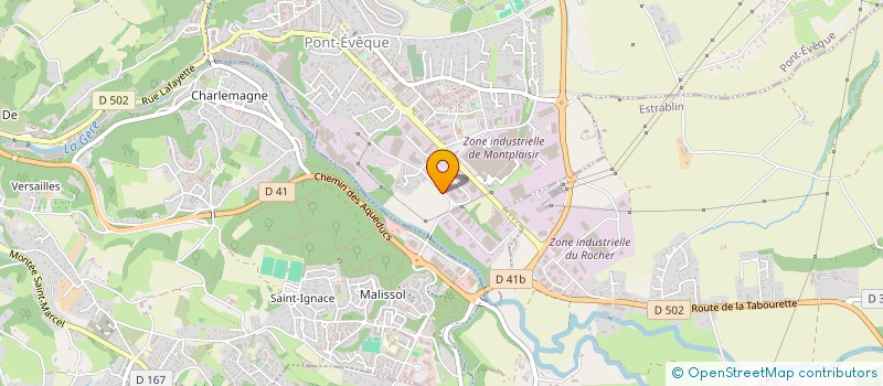 localisation de l'entreprise MURAT  PONT-EVEQUE