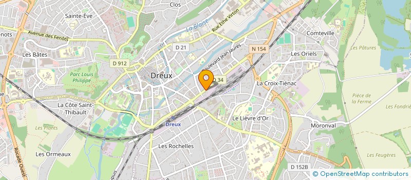 localisation de l'entreprise MURAT BOIS BABA à DREUX