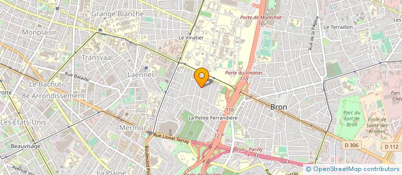 localisation de l'entreprise MURAT GERARD  BRON