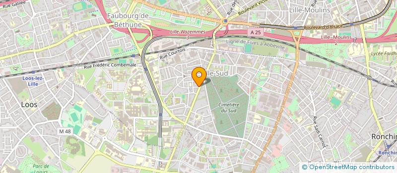 localisation de l'entreprise MURAT MULTI-SERVICES à LILLE