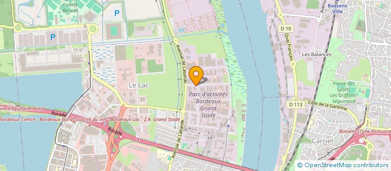 localisation de l'entreprise MURATET à BORDEAUX