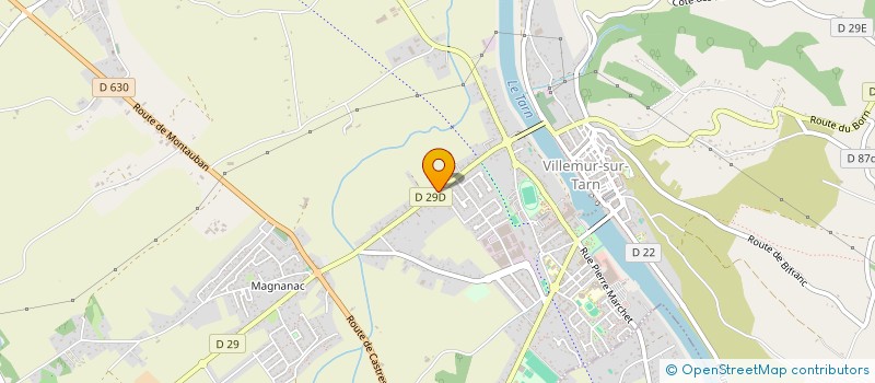 localisation de l'entreprise MURATET SPORT à VILLEMUR-SUR-TARN
