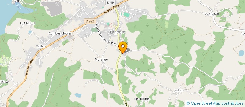 localisation de l'entreprise MURATHENES ARTHENALAB à LANOBRE