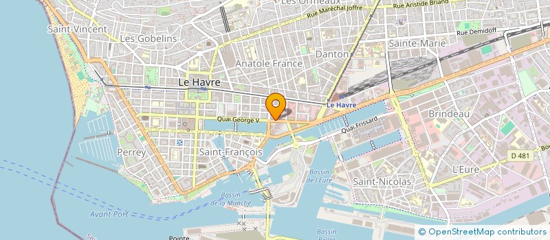 localisation de l'entreprise MURAZ FINANCES à LE HAVRE